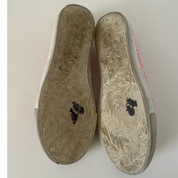 Lilly Pulitzer Womens Slip On PInk Plaid Low Top Sneakers Canvas • Size 8 🗣 - Picture 4 of 4